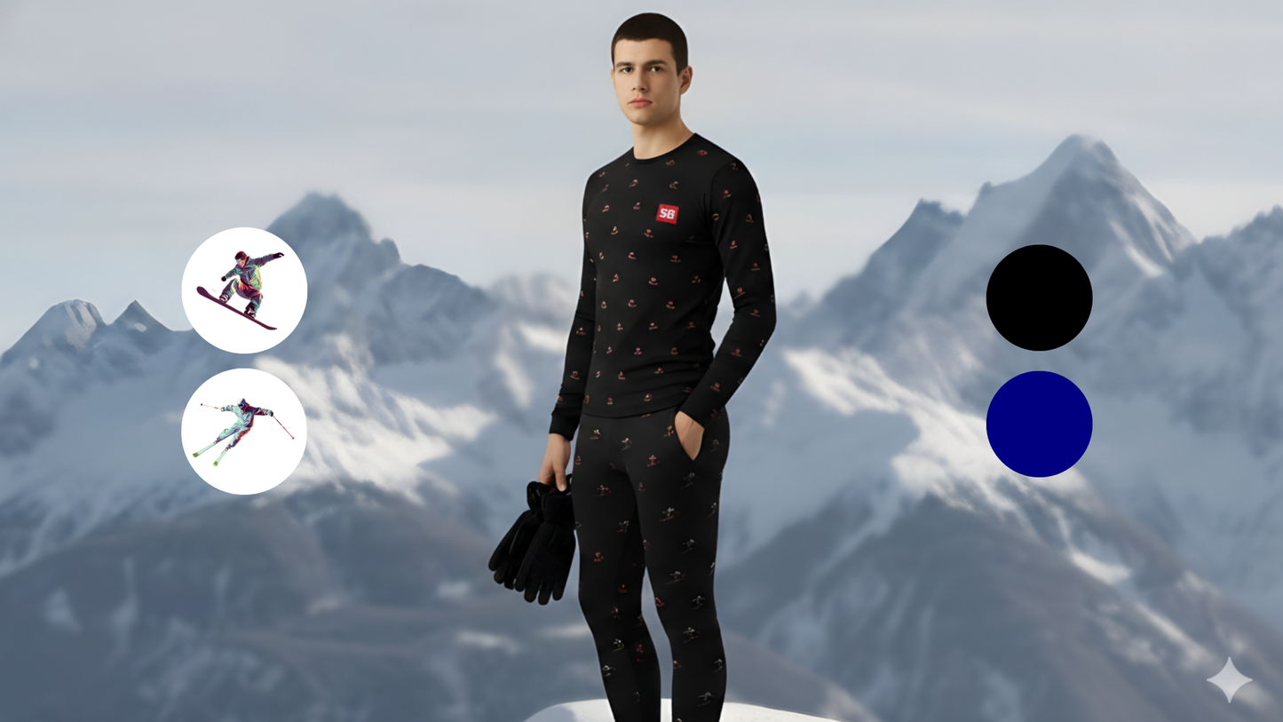 Men's Snow Buck Merino Winter Sport Leggings