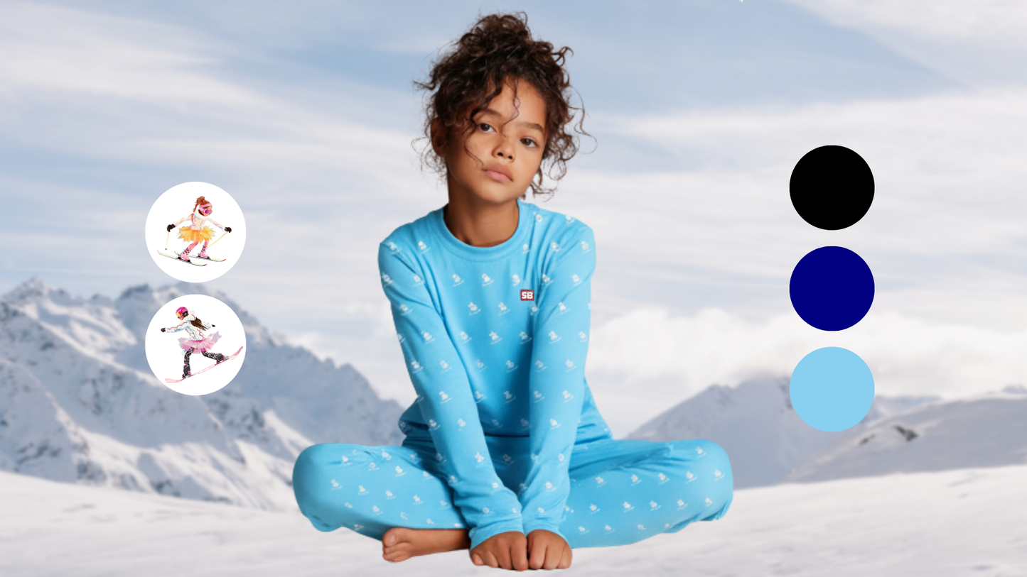 Girl's Snowball Merino Leggings