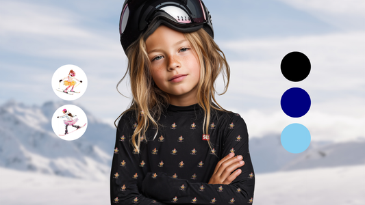 Girl's Snowball Merino Leggings