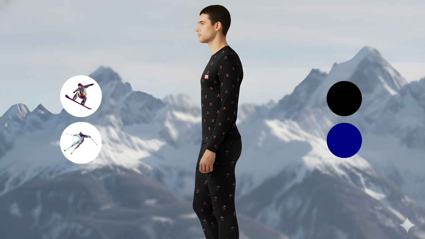 Men's Snow Buck Merino Winter Sport Leggings