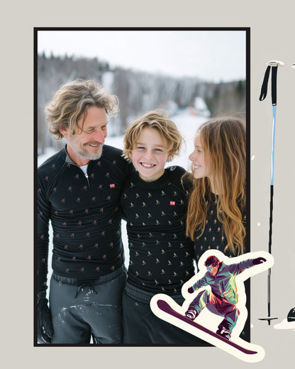 Boy's Snowball Merino Buff