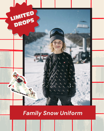 Boy's Snowball Merino Top