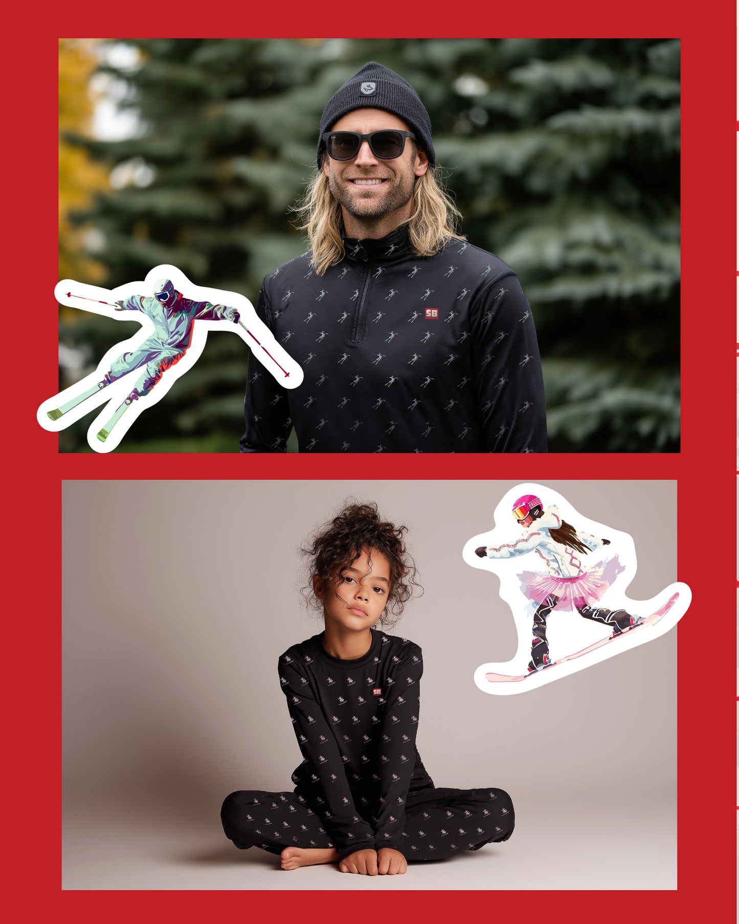 Men's Snow Buck Merino Winter Sport Leggings