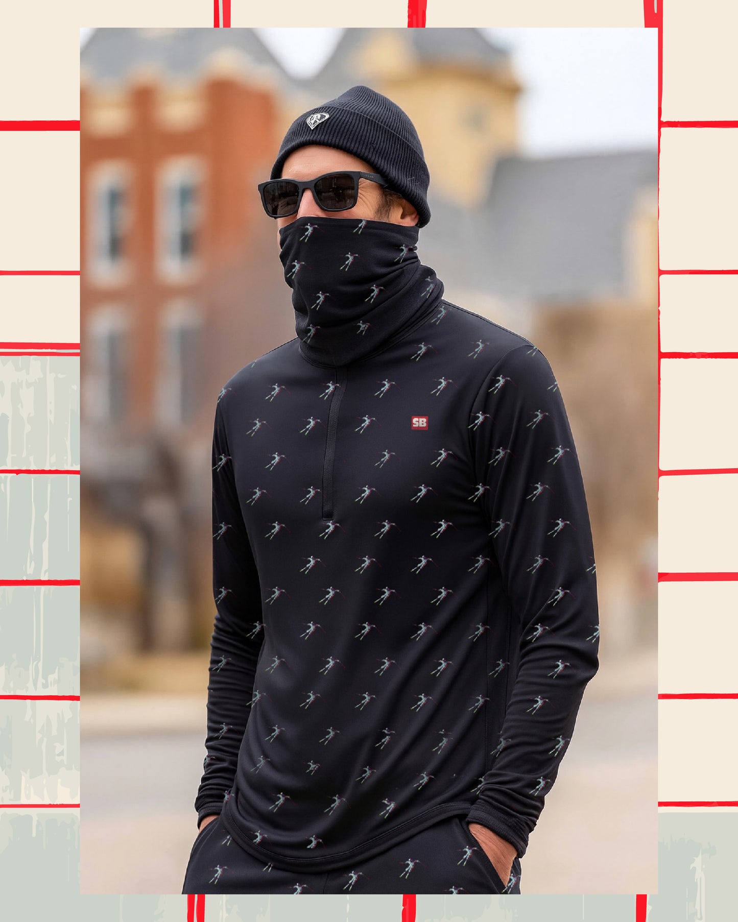 Boy's Snowball Merino Buff