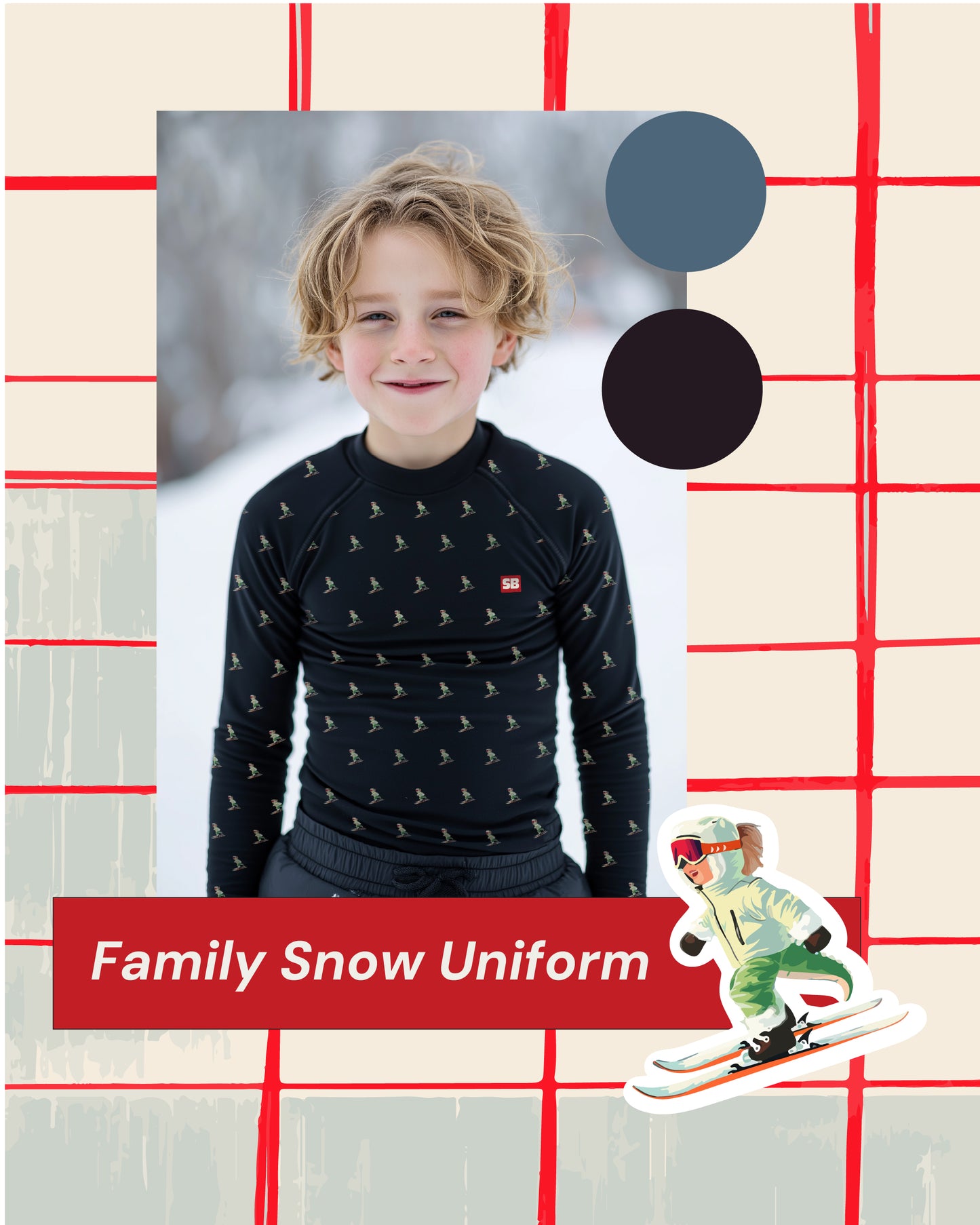 Boy's Snowball Merino Sport Leggings